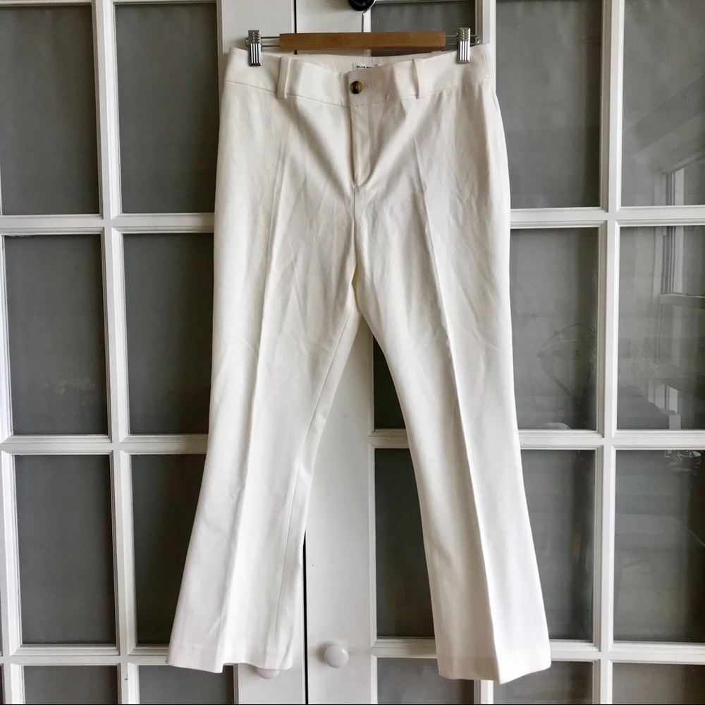 Club Monaco White Bootcut Ankle Pants Size 8